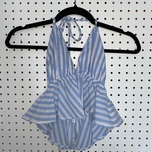 Zaful halter crop top